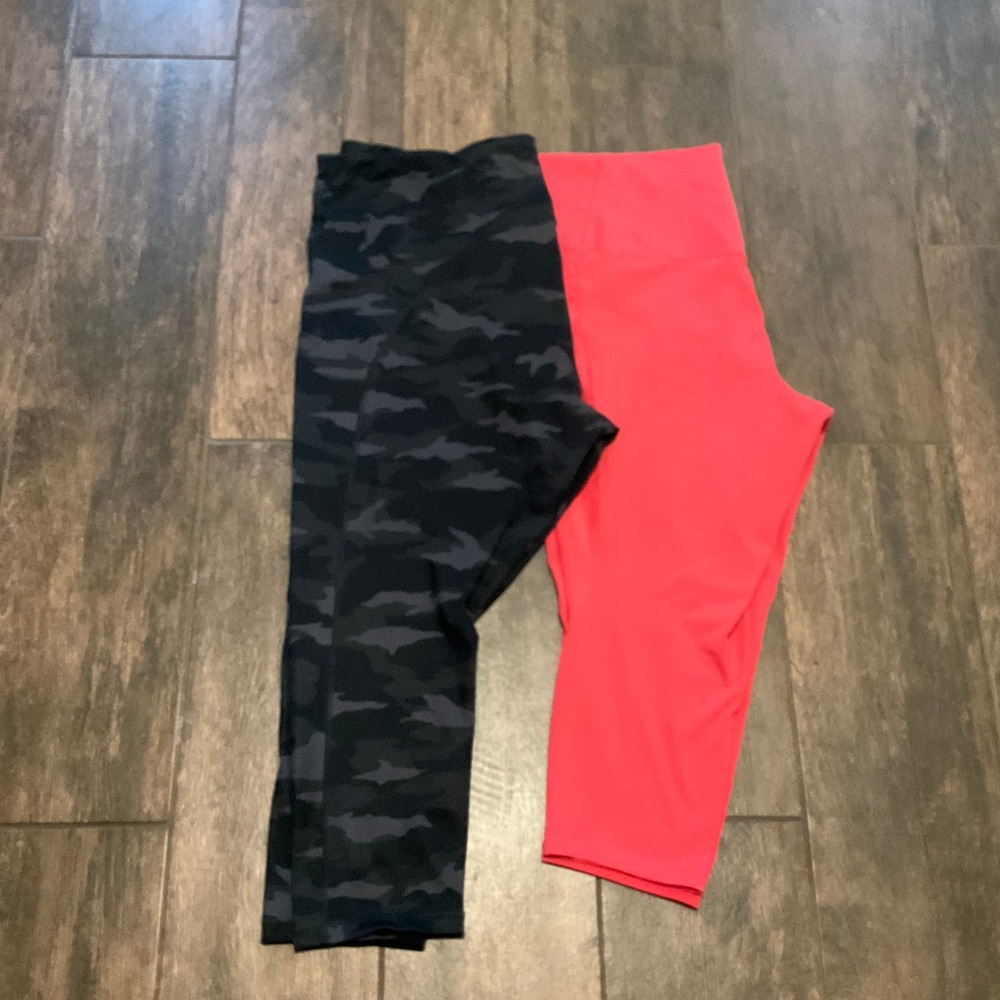 Athleta Leggings Women 3X Workout Athleisure Activewear Set of 2